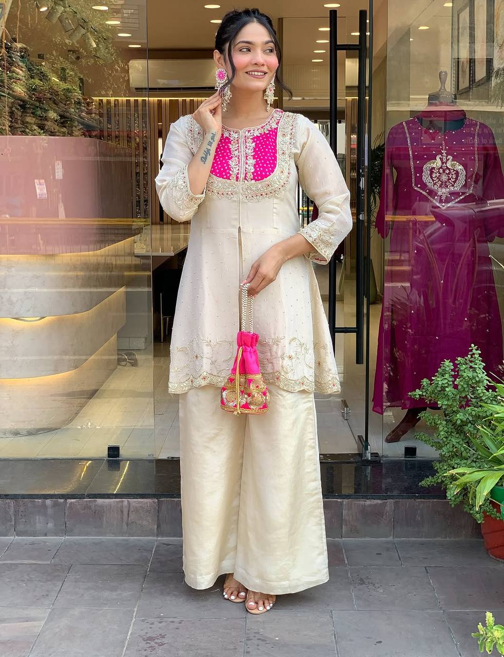 Festival Special Ready To Wear Stylish Cord Set