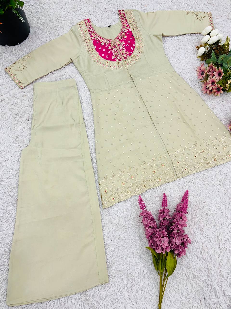 Festival Special Ready To Wear Stylish Cord Set