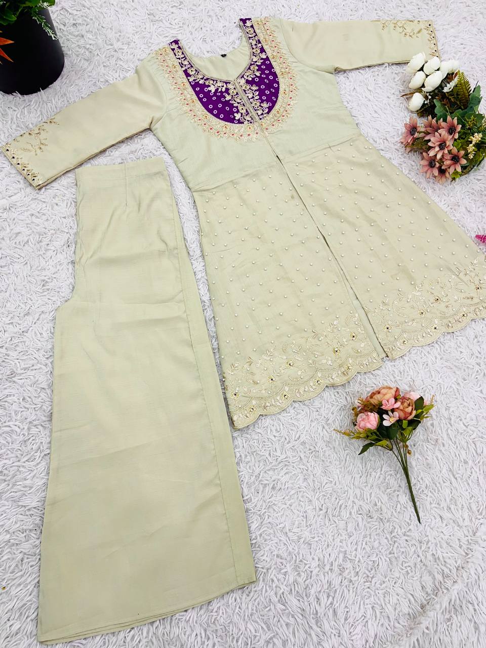 Festival Special Ready To Wear Stylish Cord Set