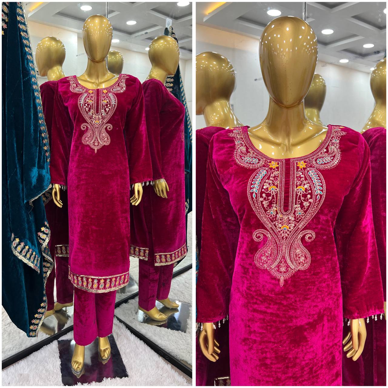 Trending Party Wear Look Dress And Pant & Dupatta Set